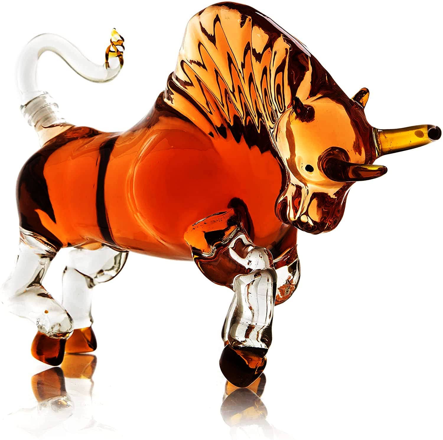 Charging Bull Liquor Decanter