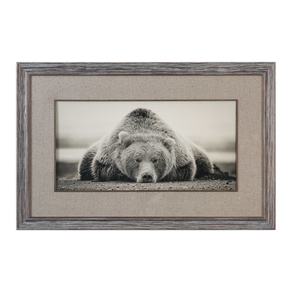 DEEP SLEEP BEAR FRAMED PRINT