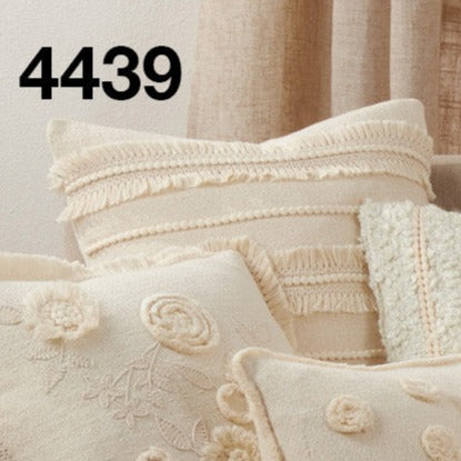 Fringe Lace Applique Pillow