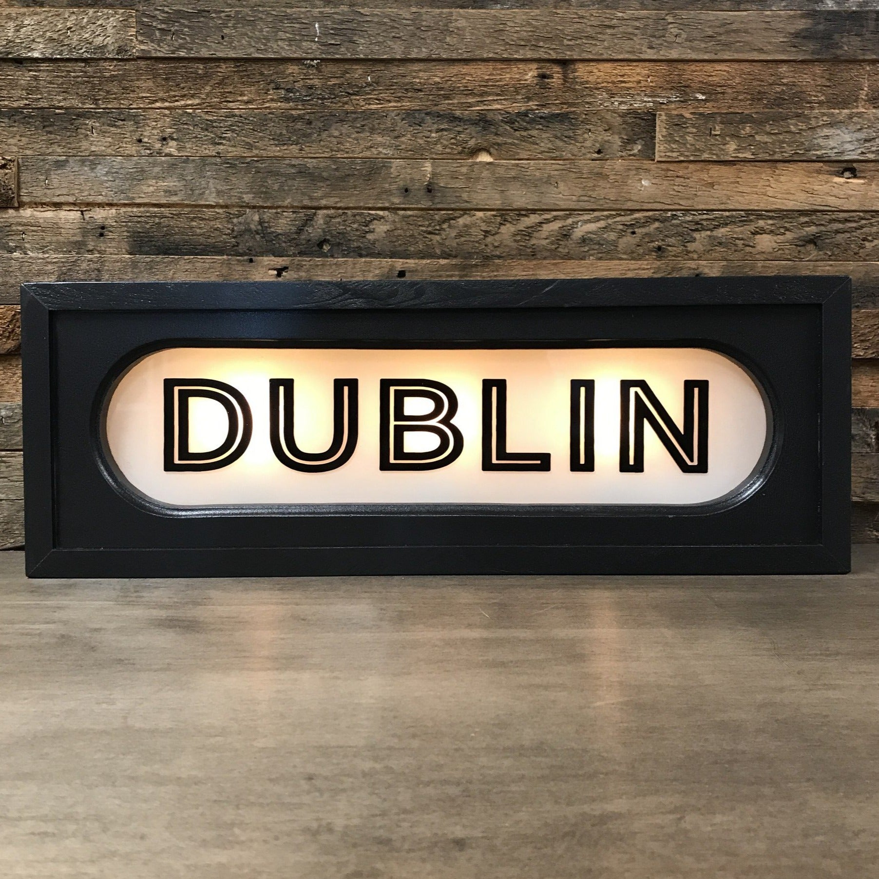 Lighted Sign - Columbus Neighborhoods