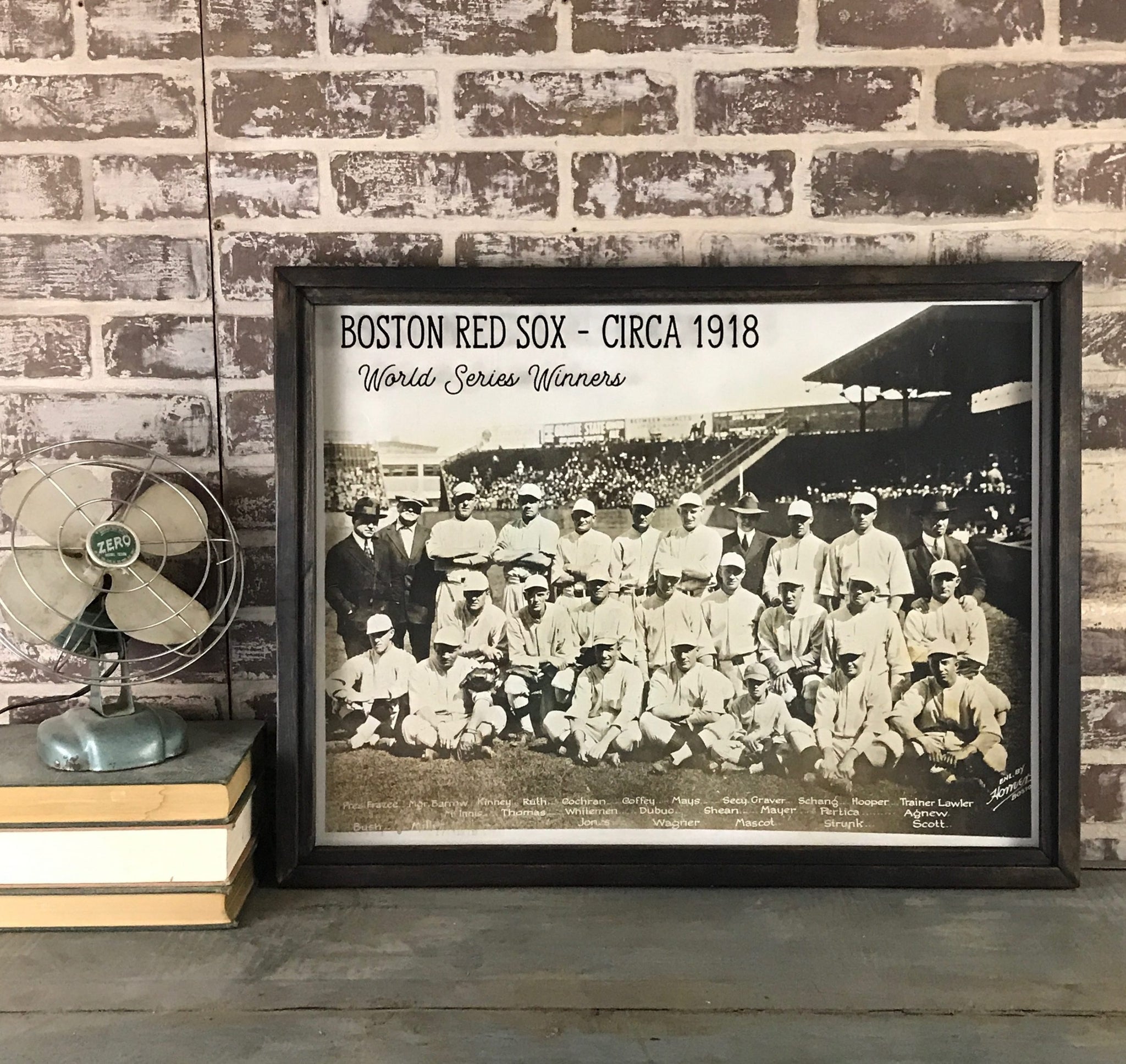 BOSTON RED SOX 1918 World Series Champions 8x10 TEAM India