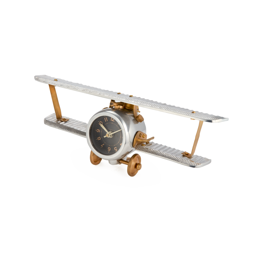 Biplane Table Clock