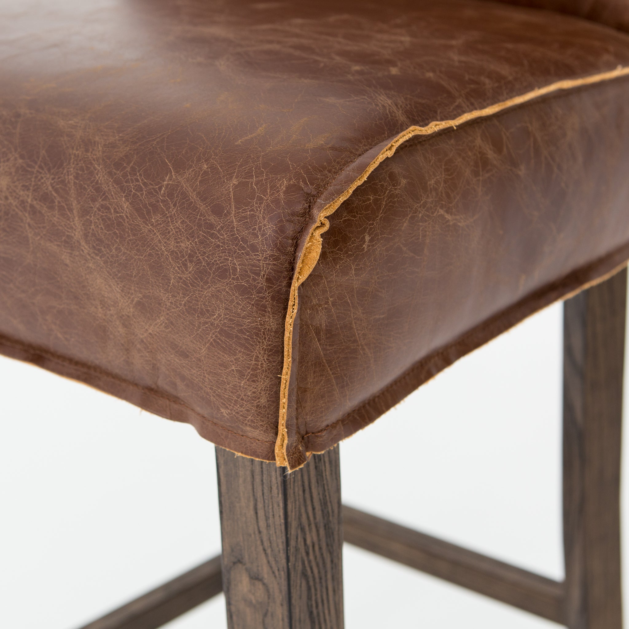 Counter: Sienna Chestnut Leather