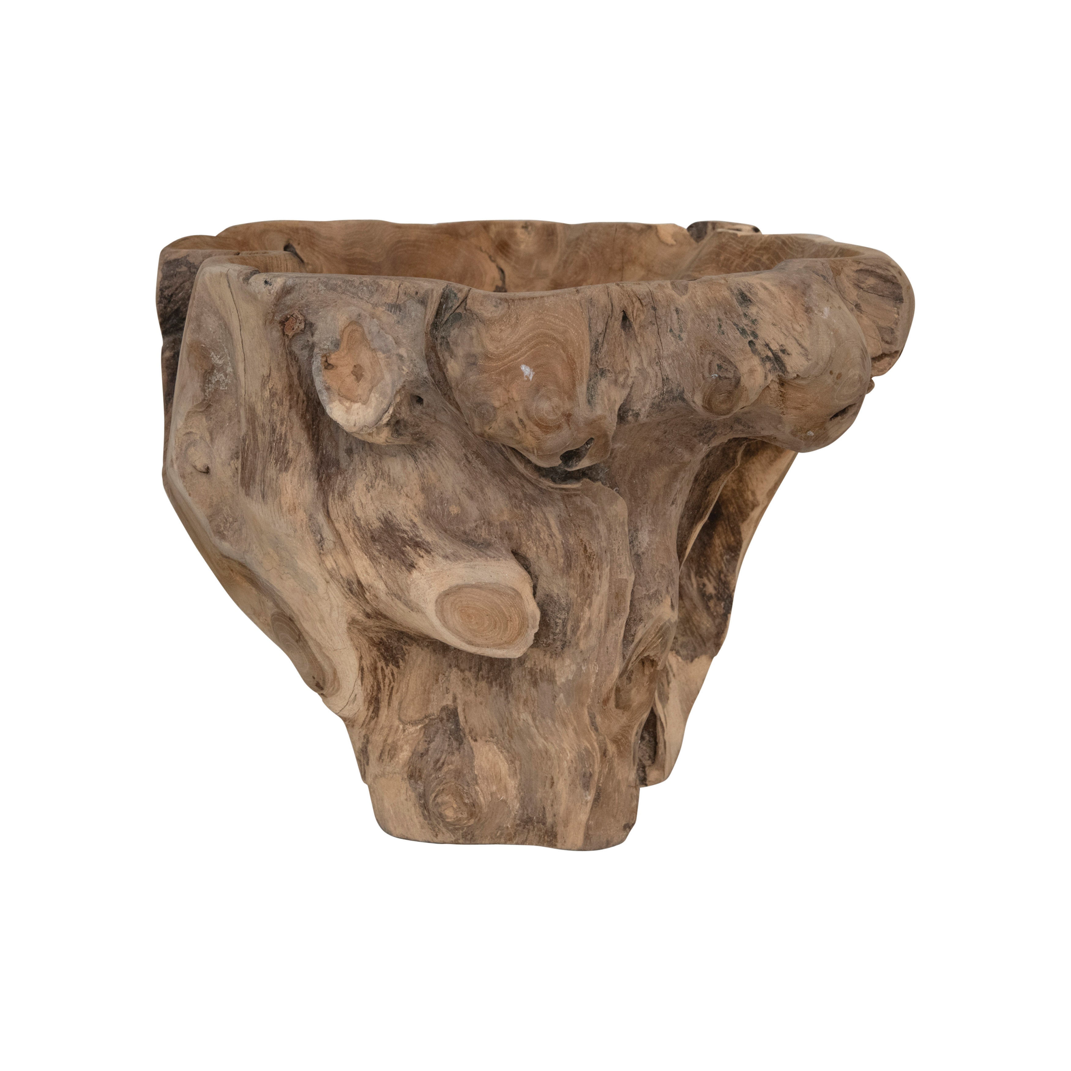 Teak Root Bowl