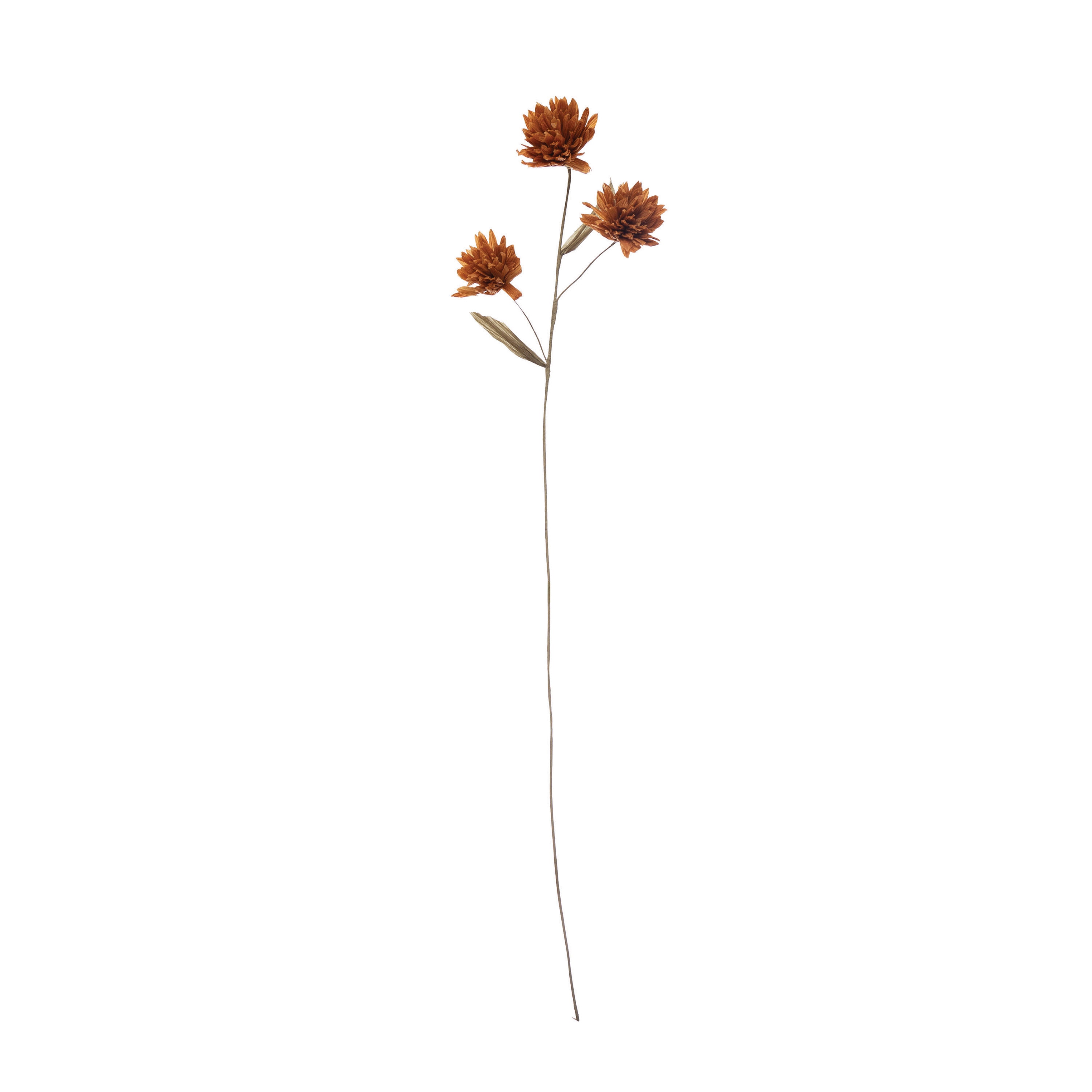 Russet Paper Chrysanthemum Spray