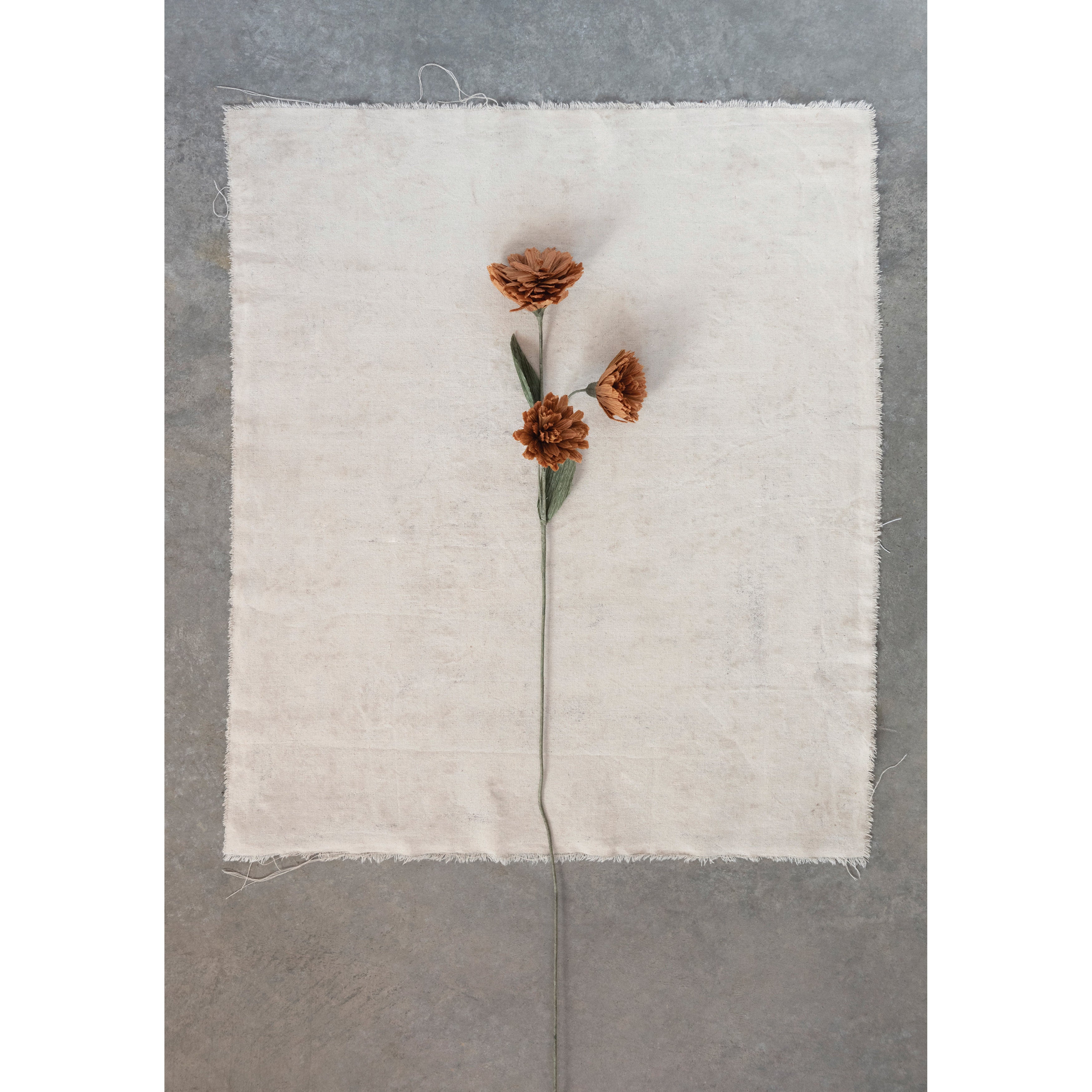 Russet Paper Chrysanthemum Spray