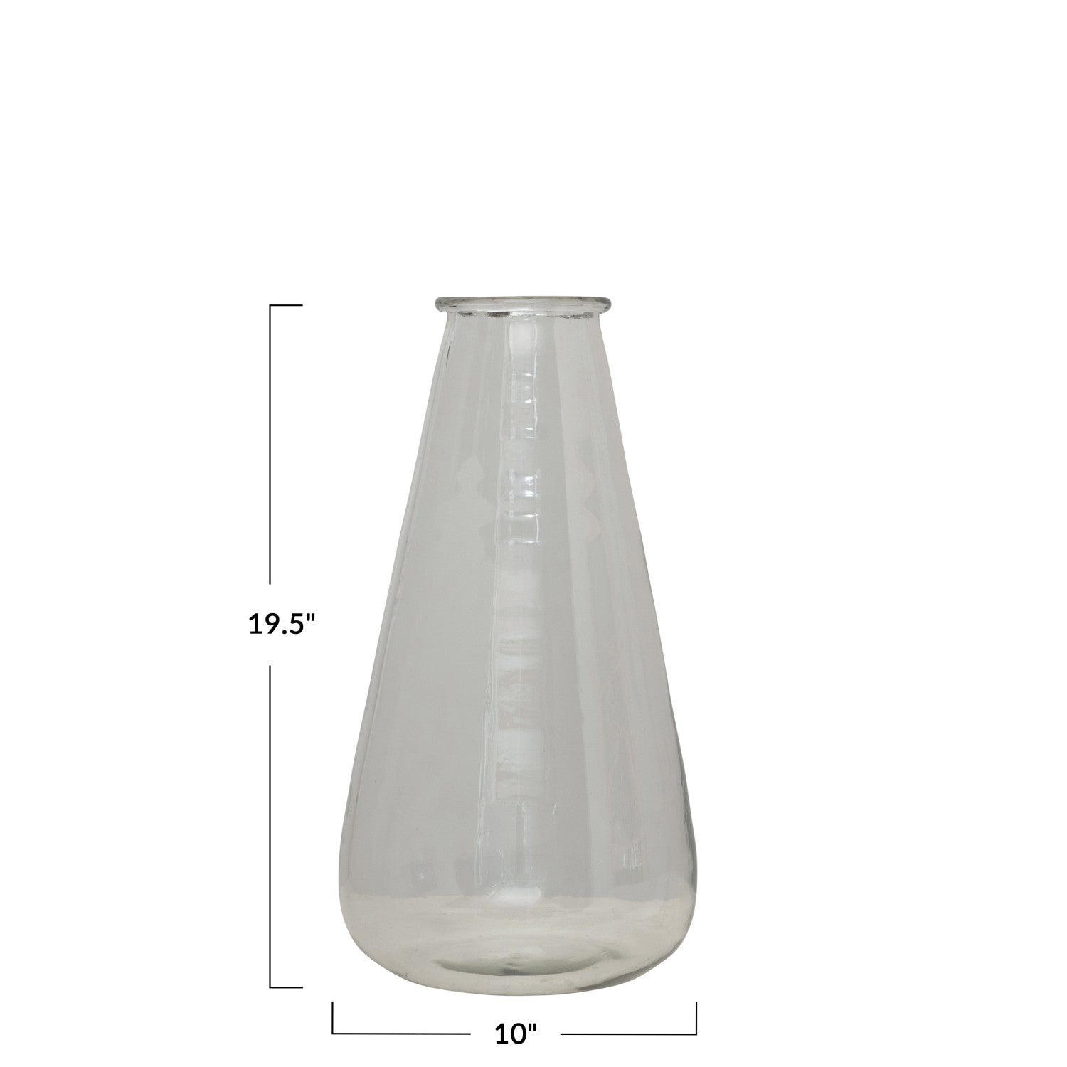 Hand-Blown Glass Vase