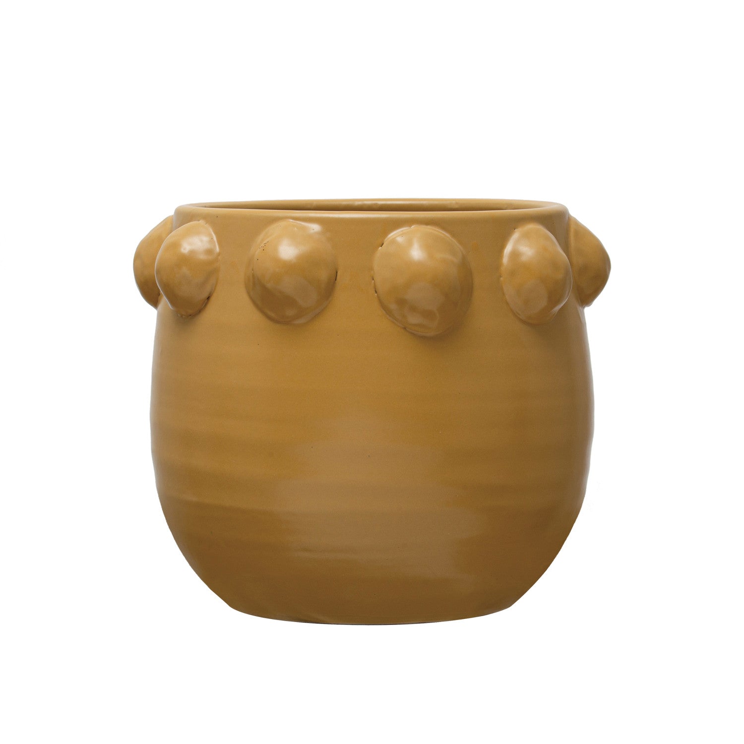 Dijon Dots Terracotta Planter