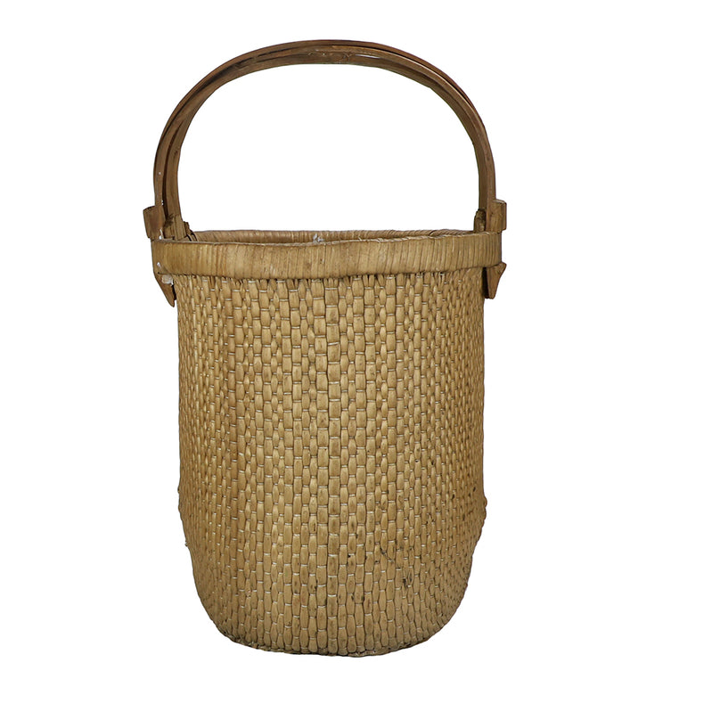 Vintage Tall Handle Basket