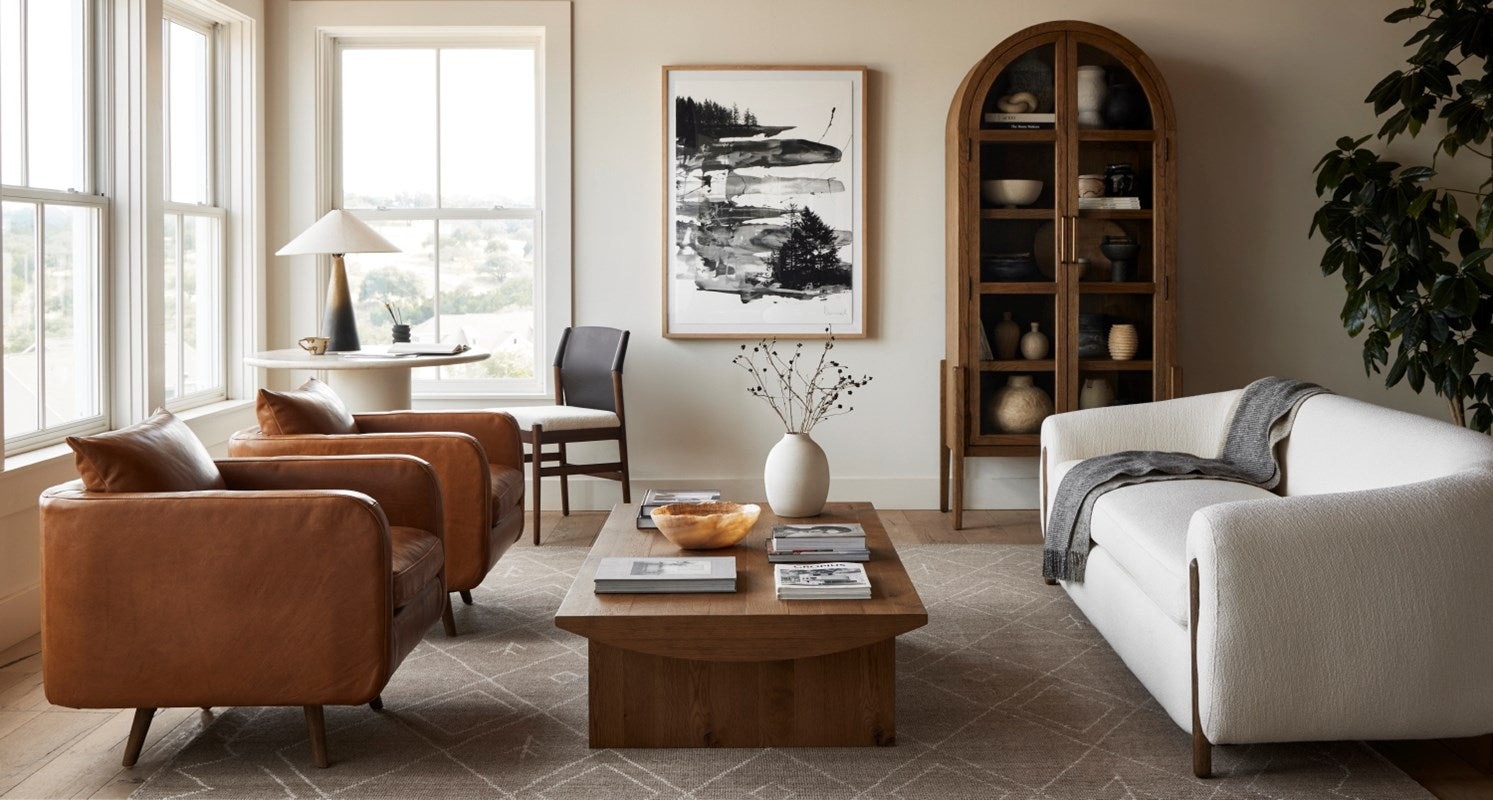 Kai Leather Swivel Chair