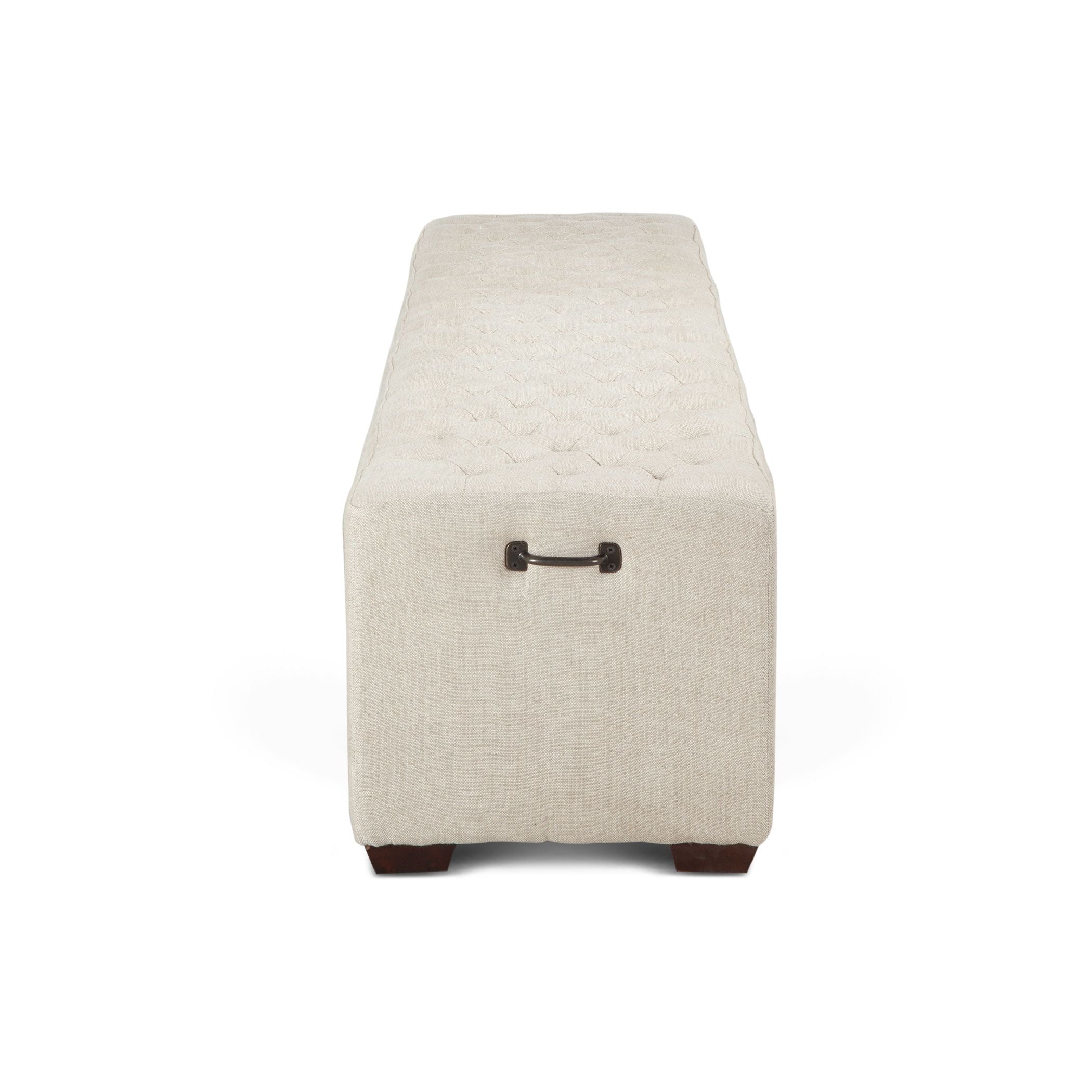 Grosvenor D'Orsay Linen Bench