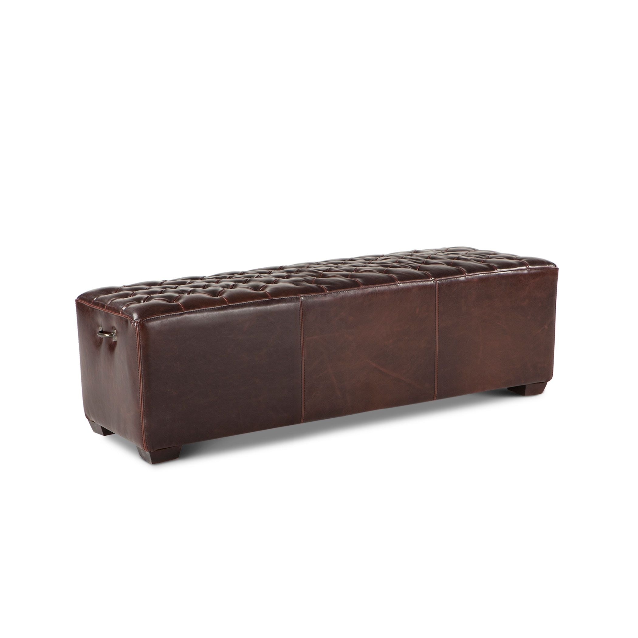 D'Orsay Leather Bench