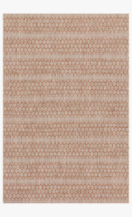 Isle Rug - Beige / Rust