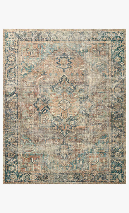 Margot Rug - Terracotta / Lagoon