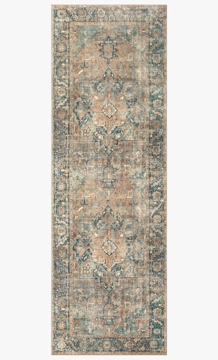 Margot Rug - Terracotta / Lagoon