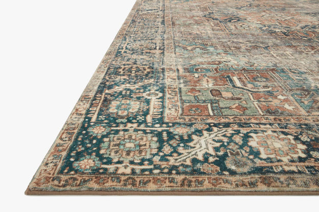 Margot Rug - Terracotta / Lagoon