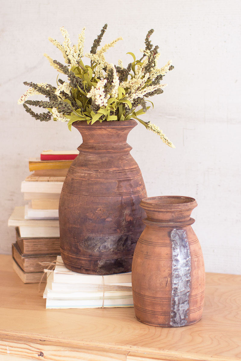 Reclaimed Mango Wood Urn