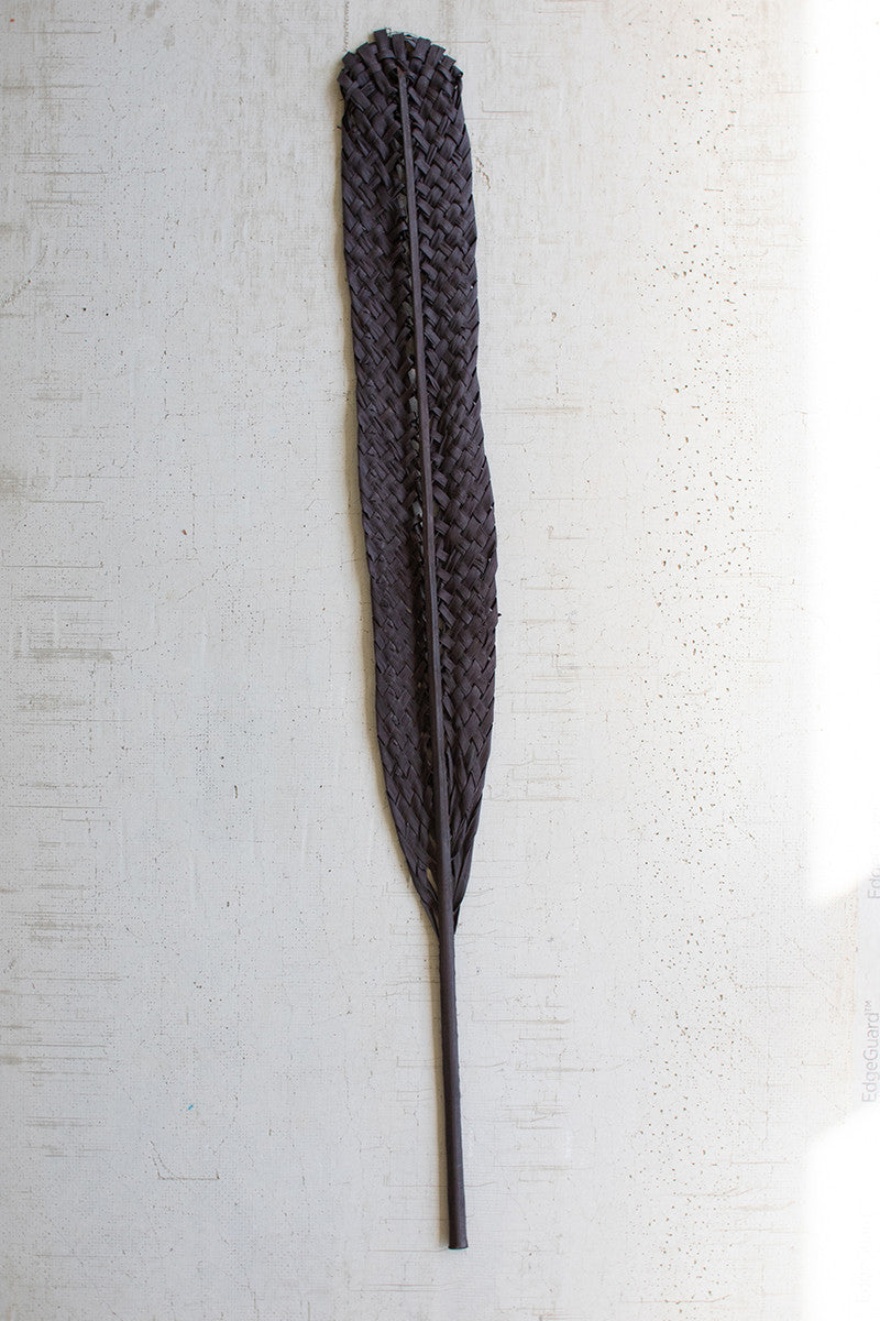 Woven Kejur Leaf- Black