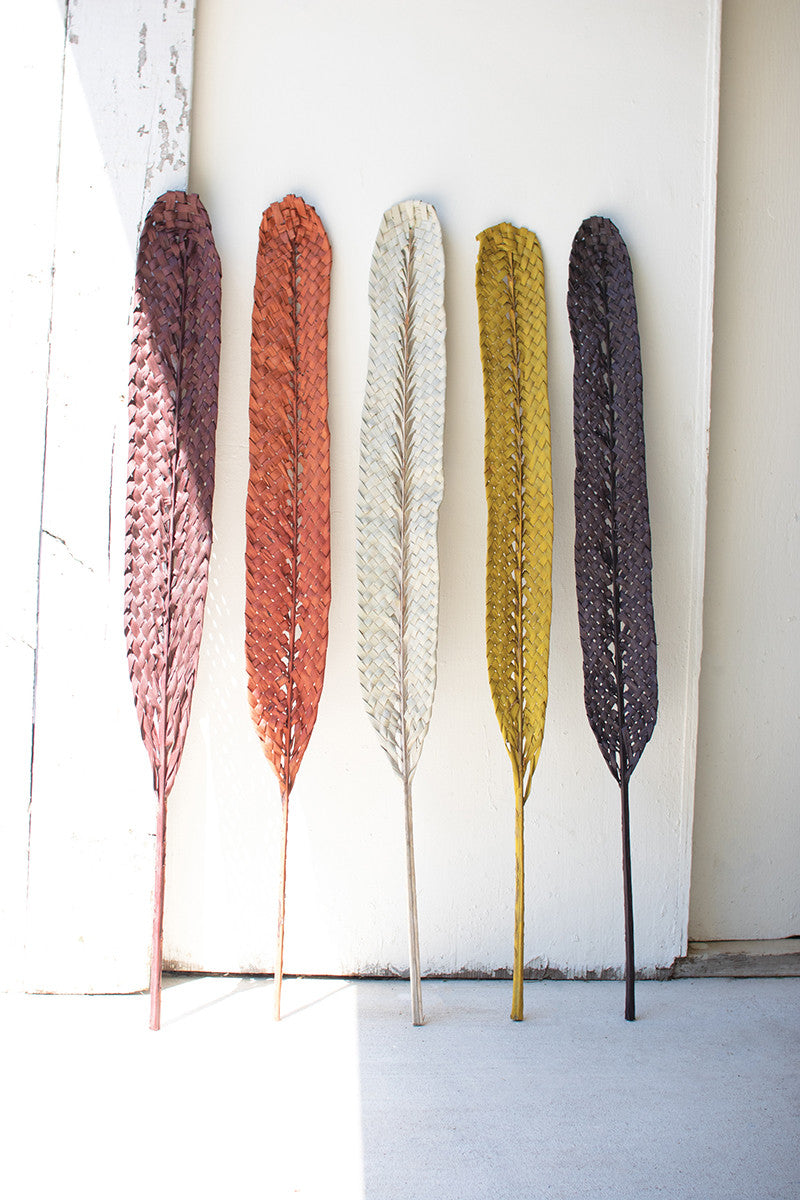 Woven Kejur Leaf- Black