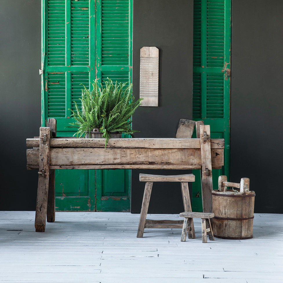 Vintage Mini Pillow Stool