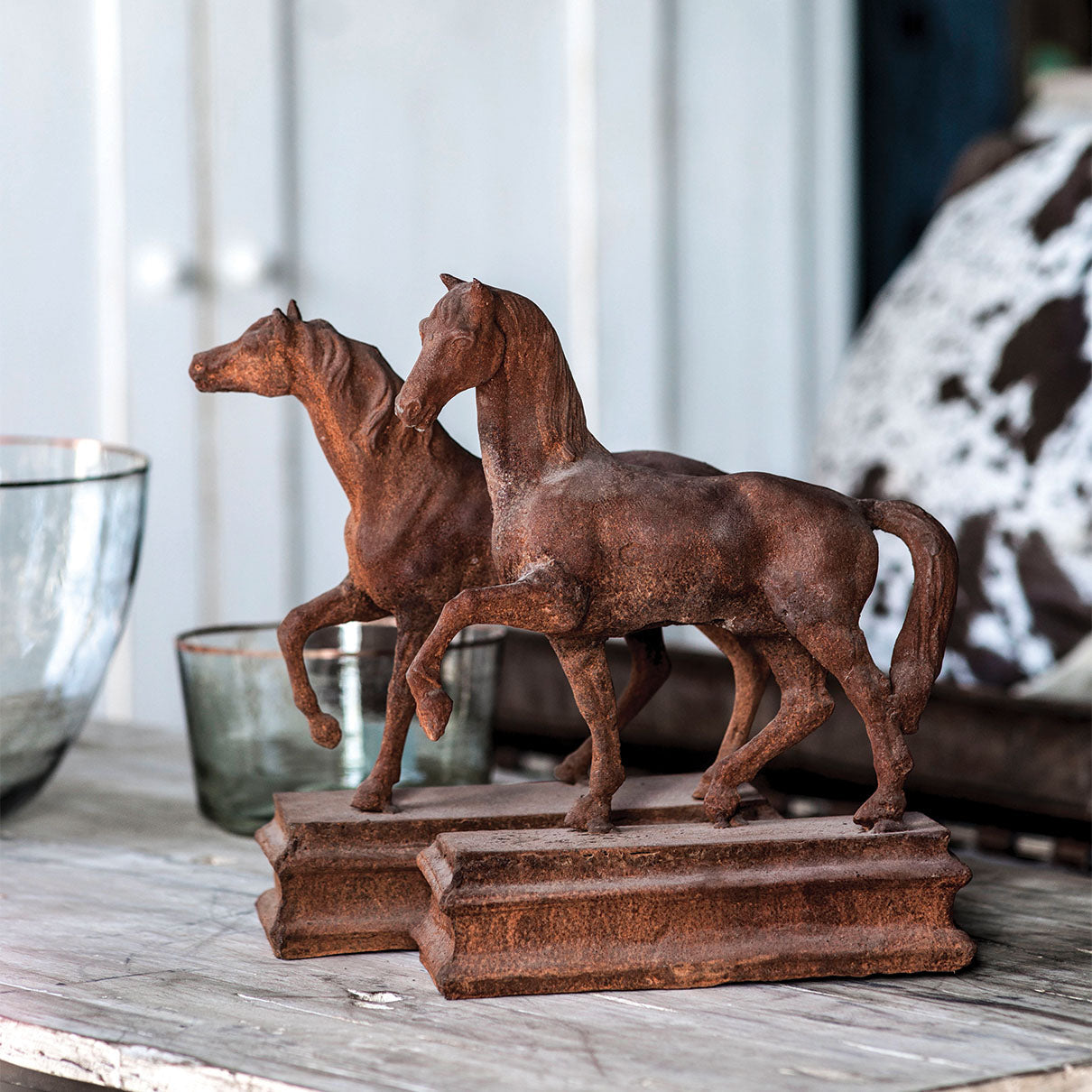 Cast Iron Thoroughbred Horse