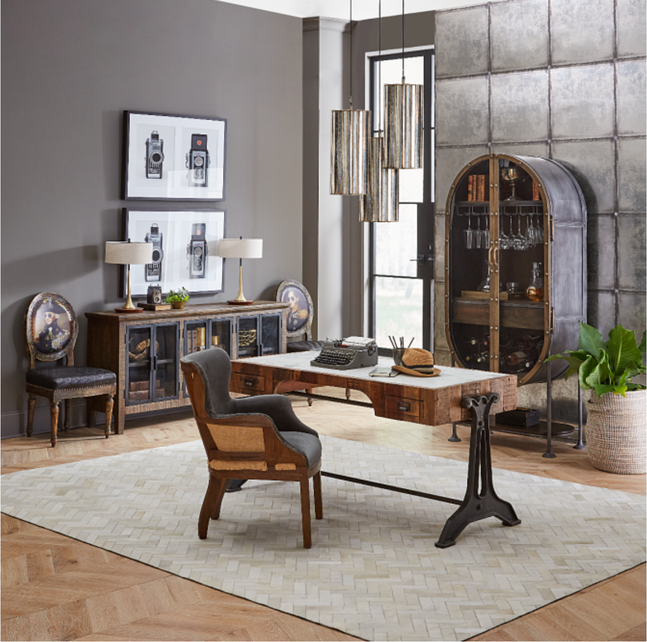 Bina Oval Tall Cabinet