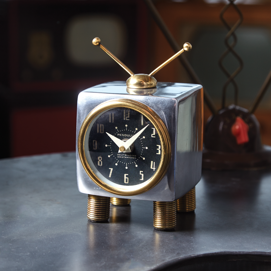 Teevee Table Clock