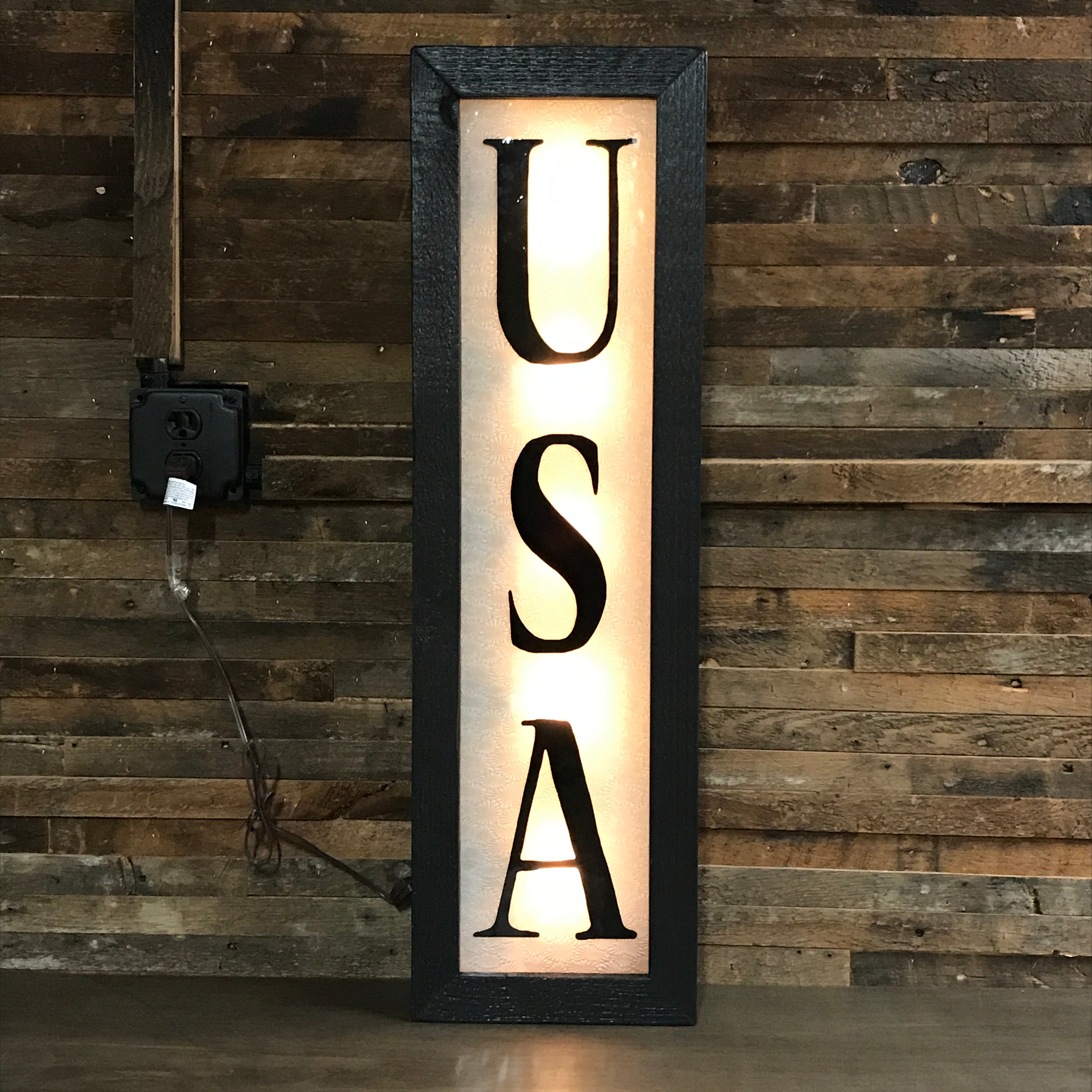 Custom Transom Lighted Sign