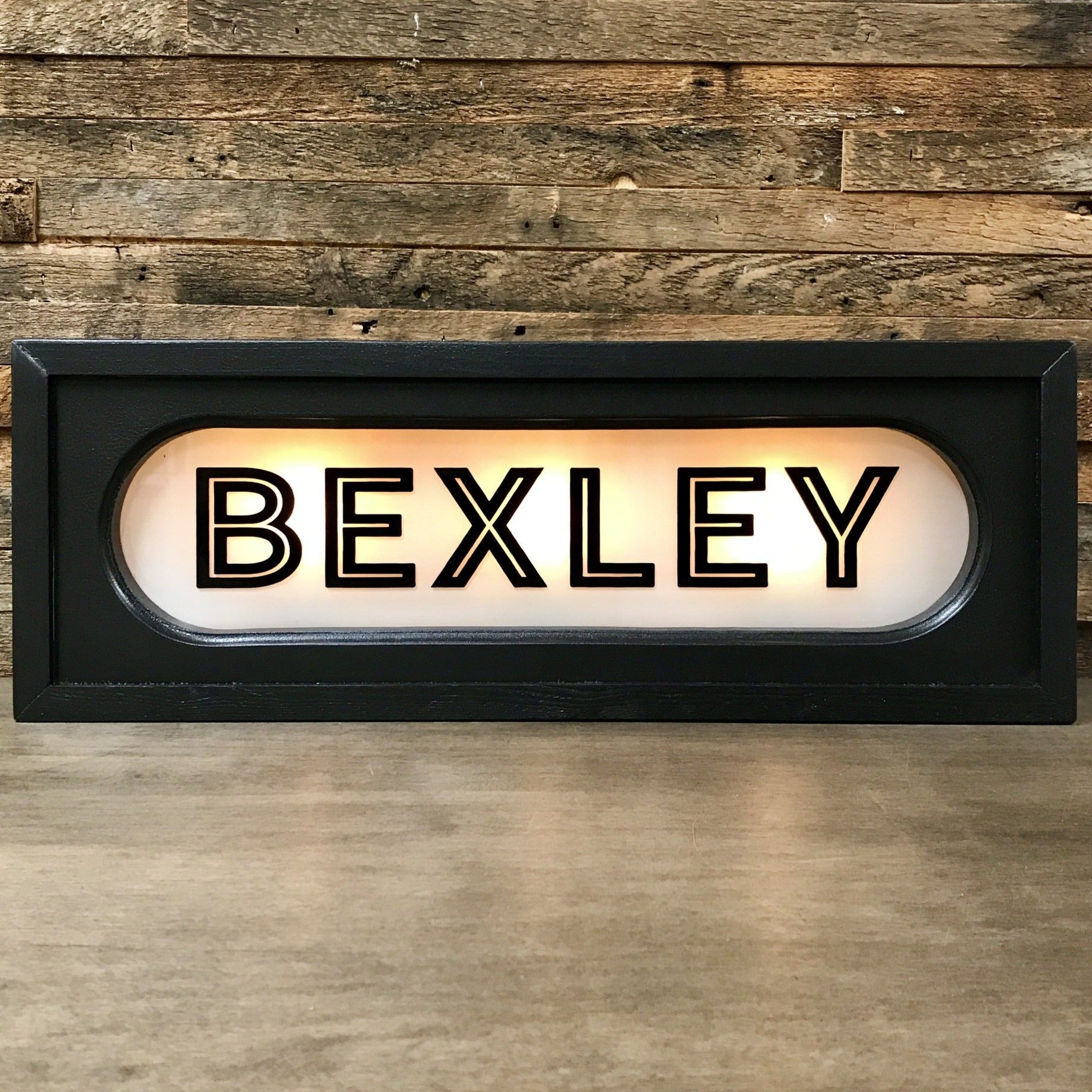 Lighted Sign - Columbus Neighborhoods