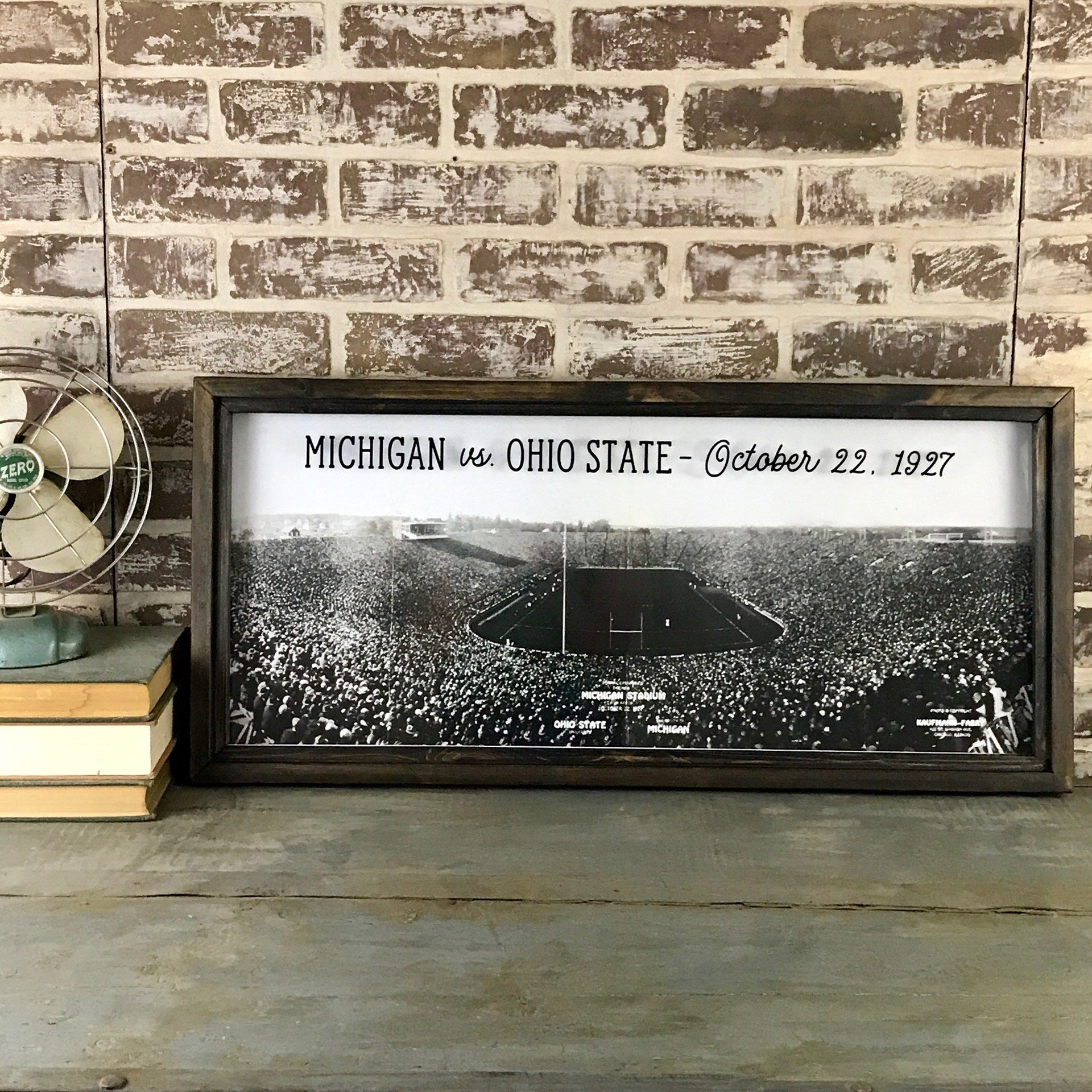 1927 Big House Opening Framed Art