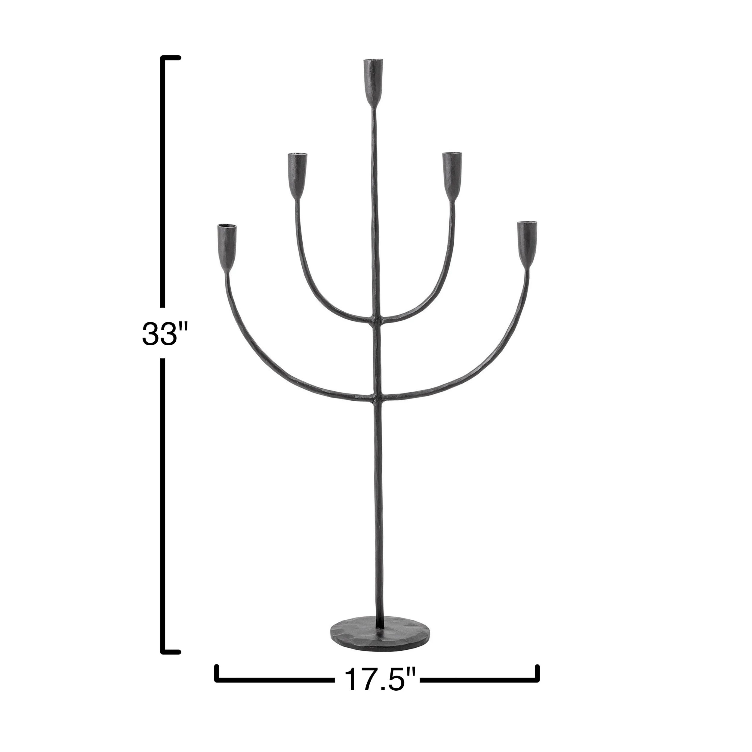 Hand-Forged Candelabra*