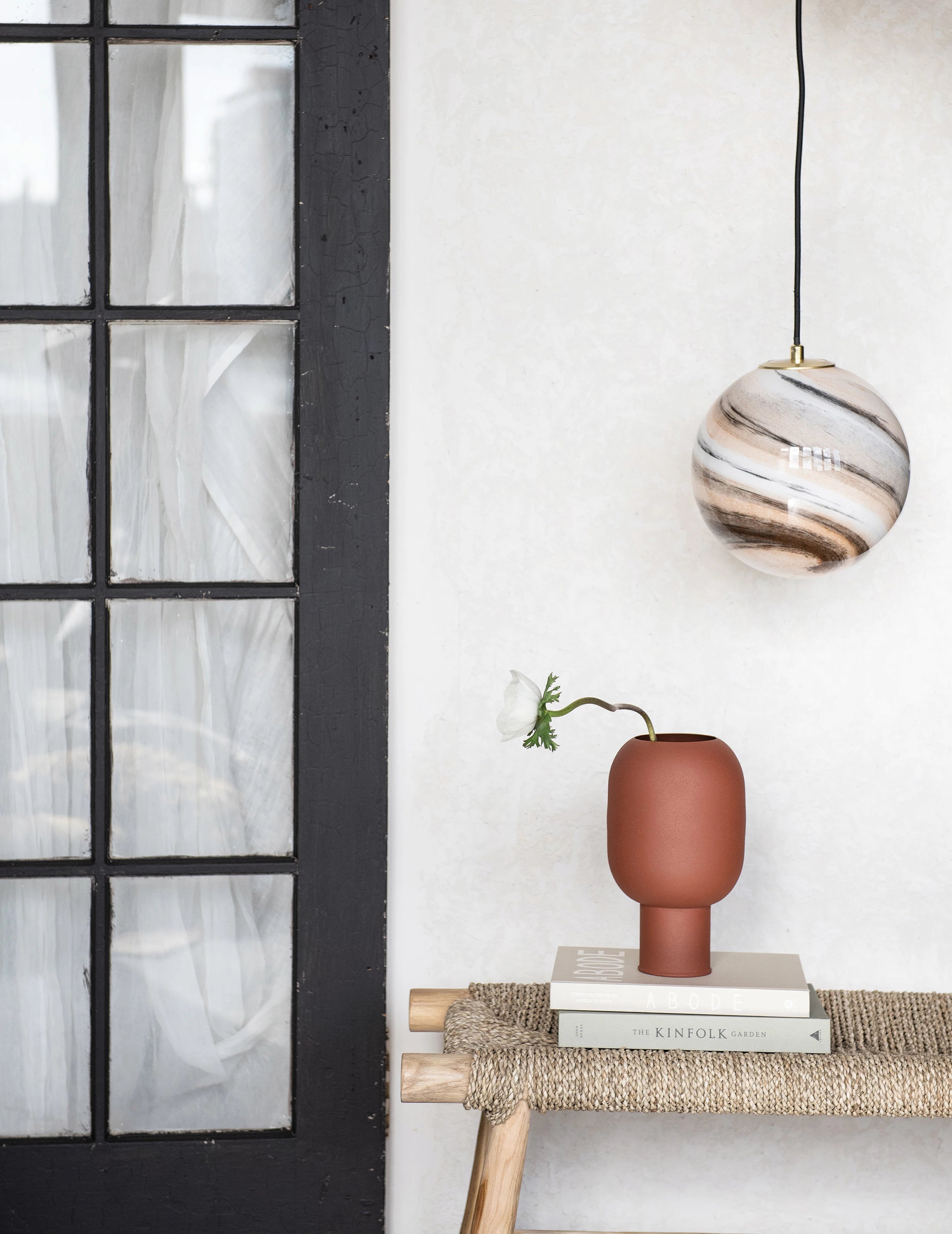 Sienna Textured Metal Vase