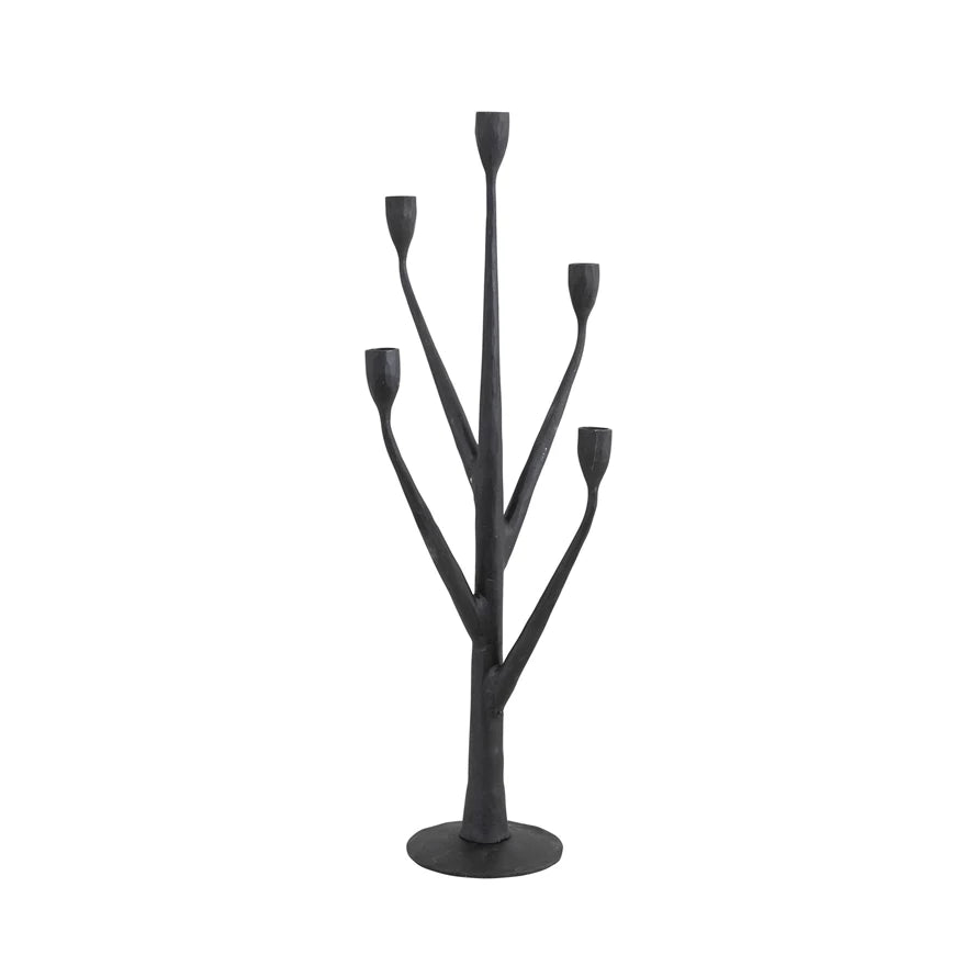 Organic Tree Cast Iron Candelabra*