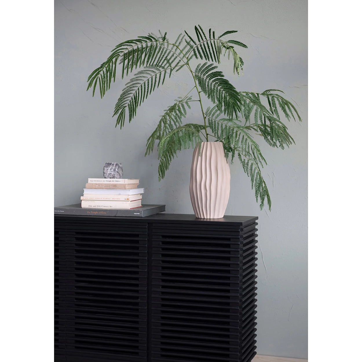 Abstract Fluted Vase, Stoneware