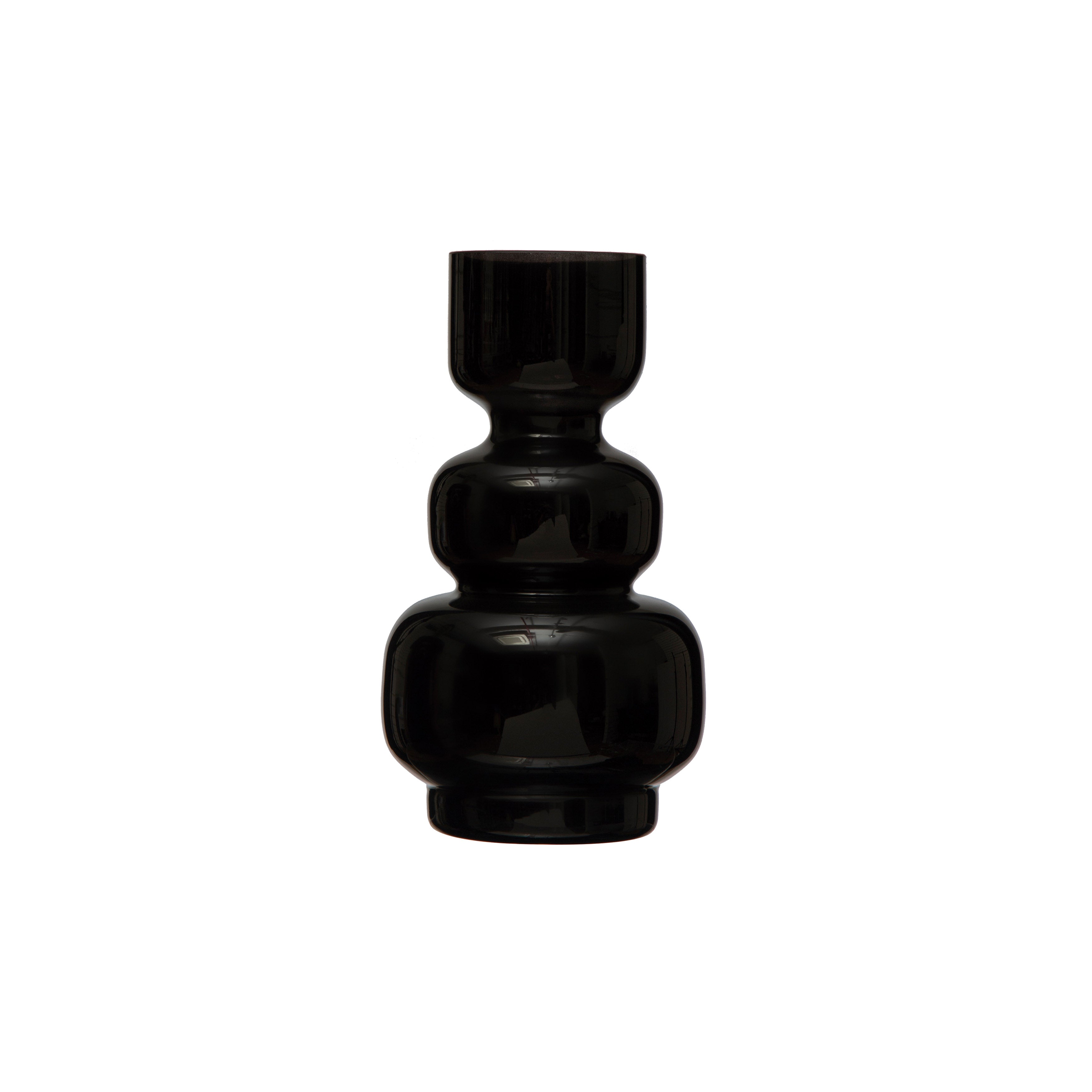Black Glass Vase*