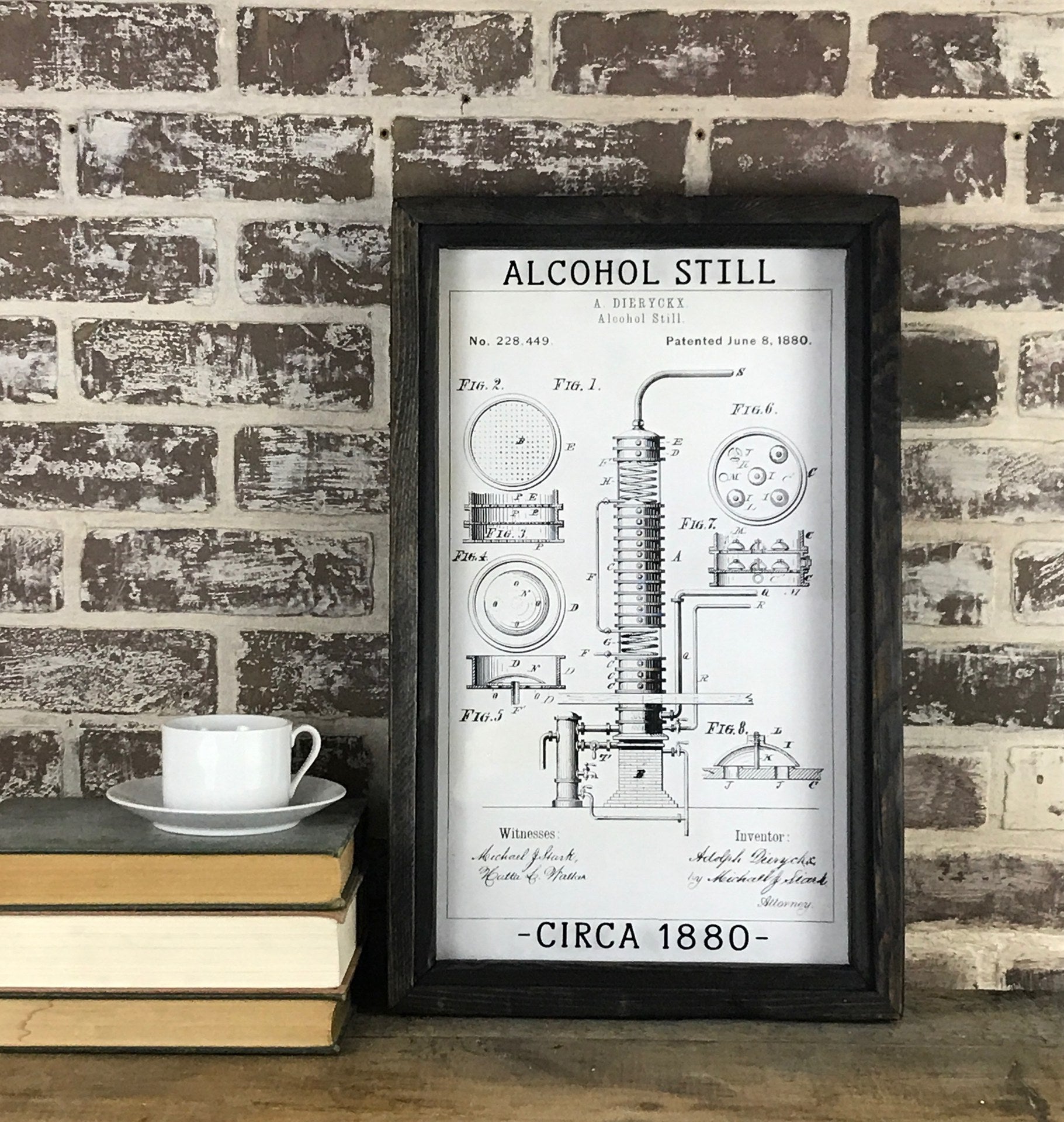 Alcohol Still Patent 1880