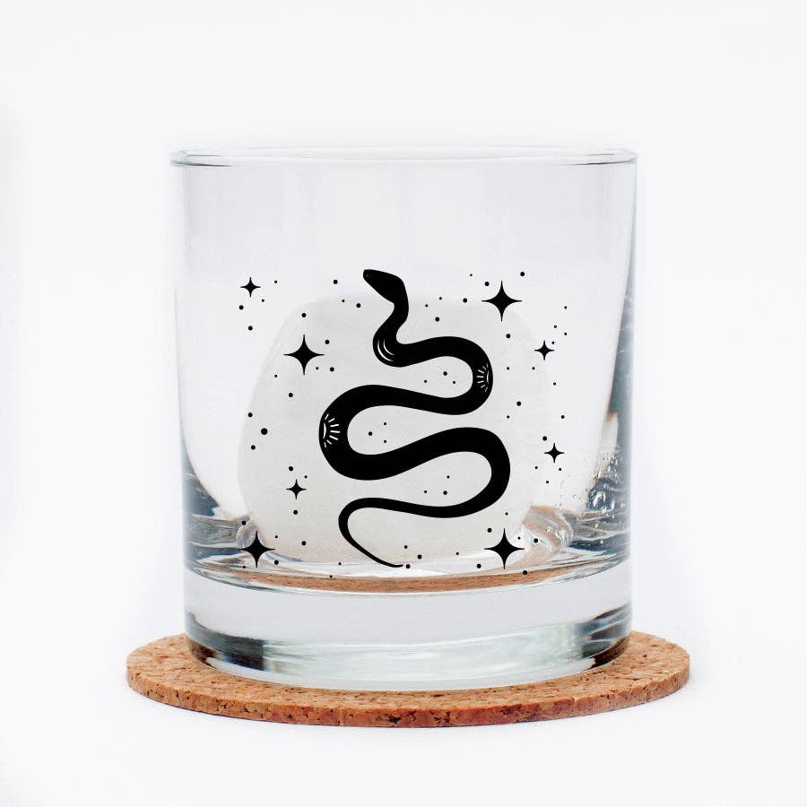 Snake Rocks Glass