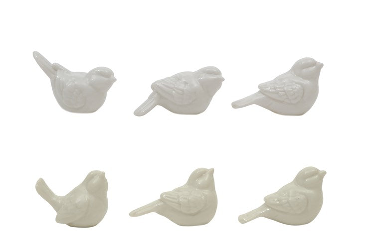 White Ceramic Bird