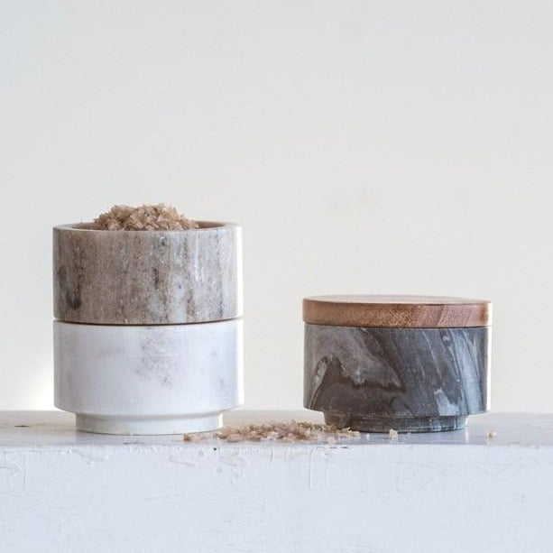 Stacking Marble Pinch Pot Set