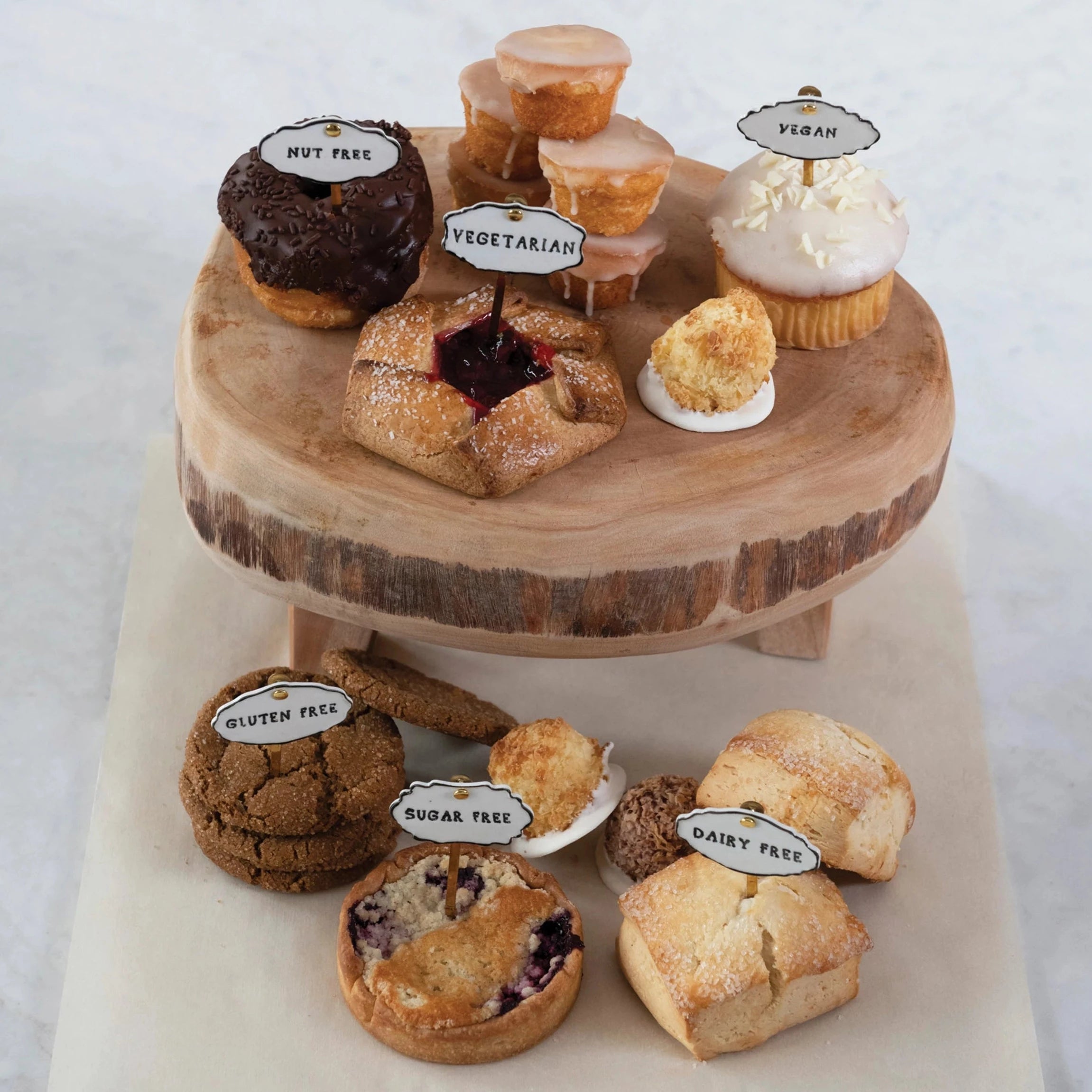 Café Food Markers S/6