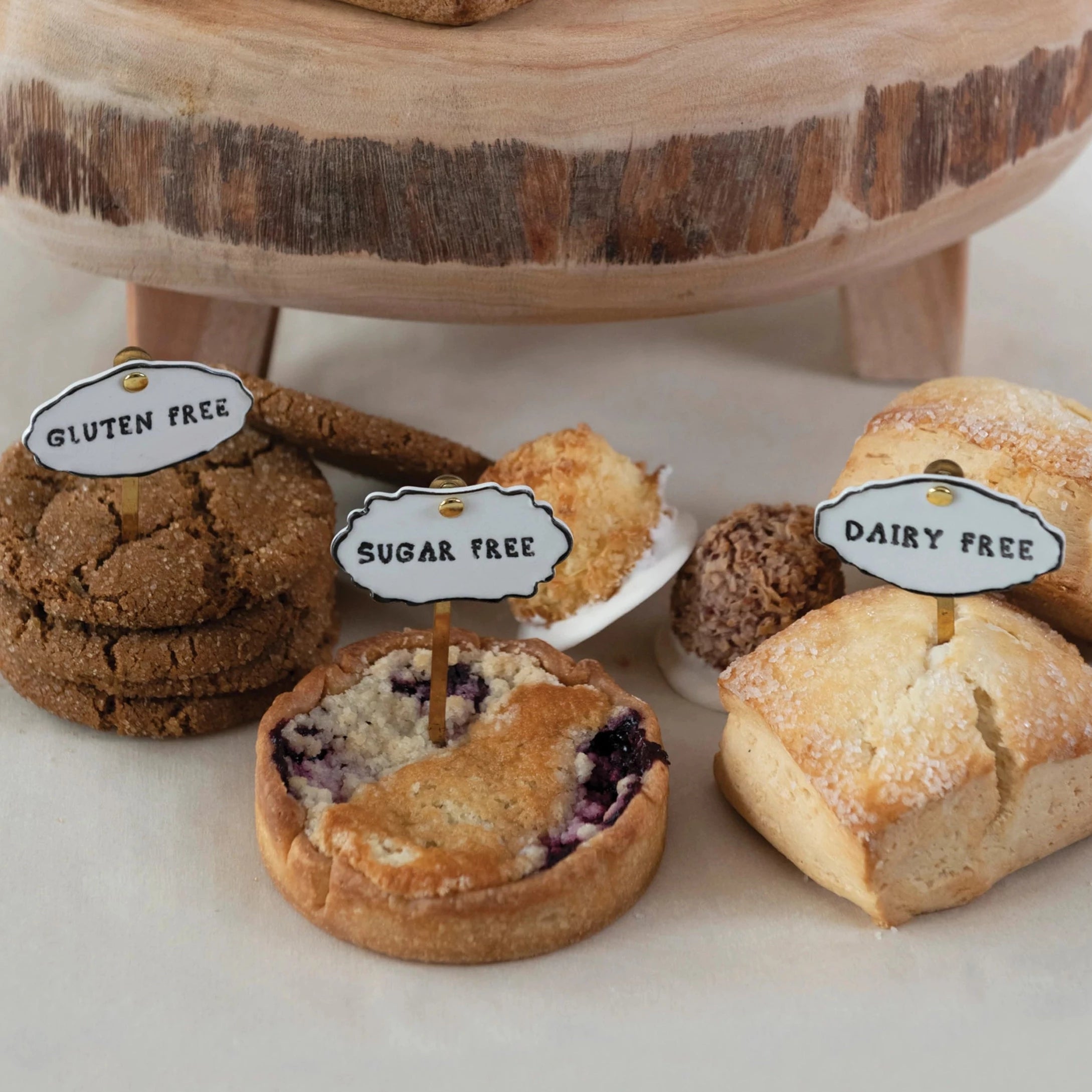 Café Food Markers S/6