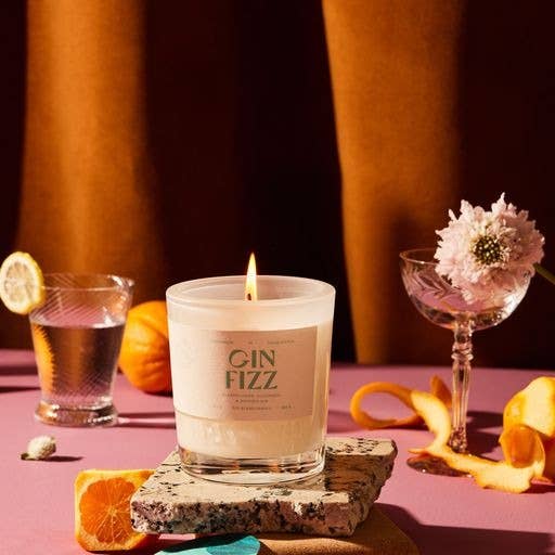 Gin Fizz Cocktail Candle