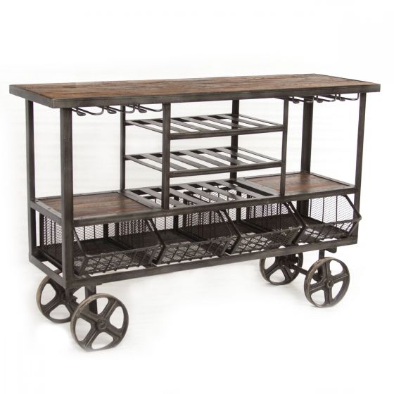 Locomotive Bar Trolley