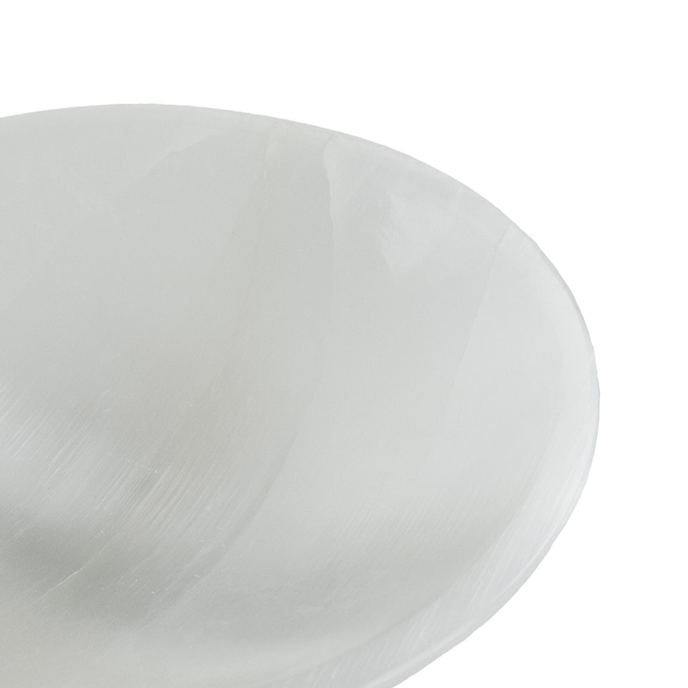 Round Selenite Bowl