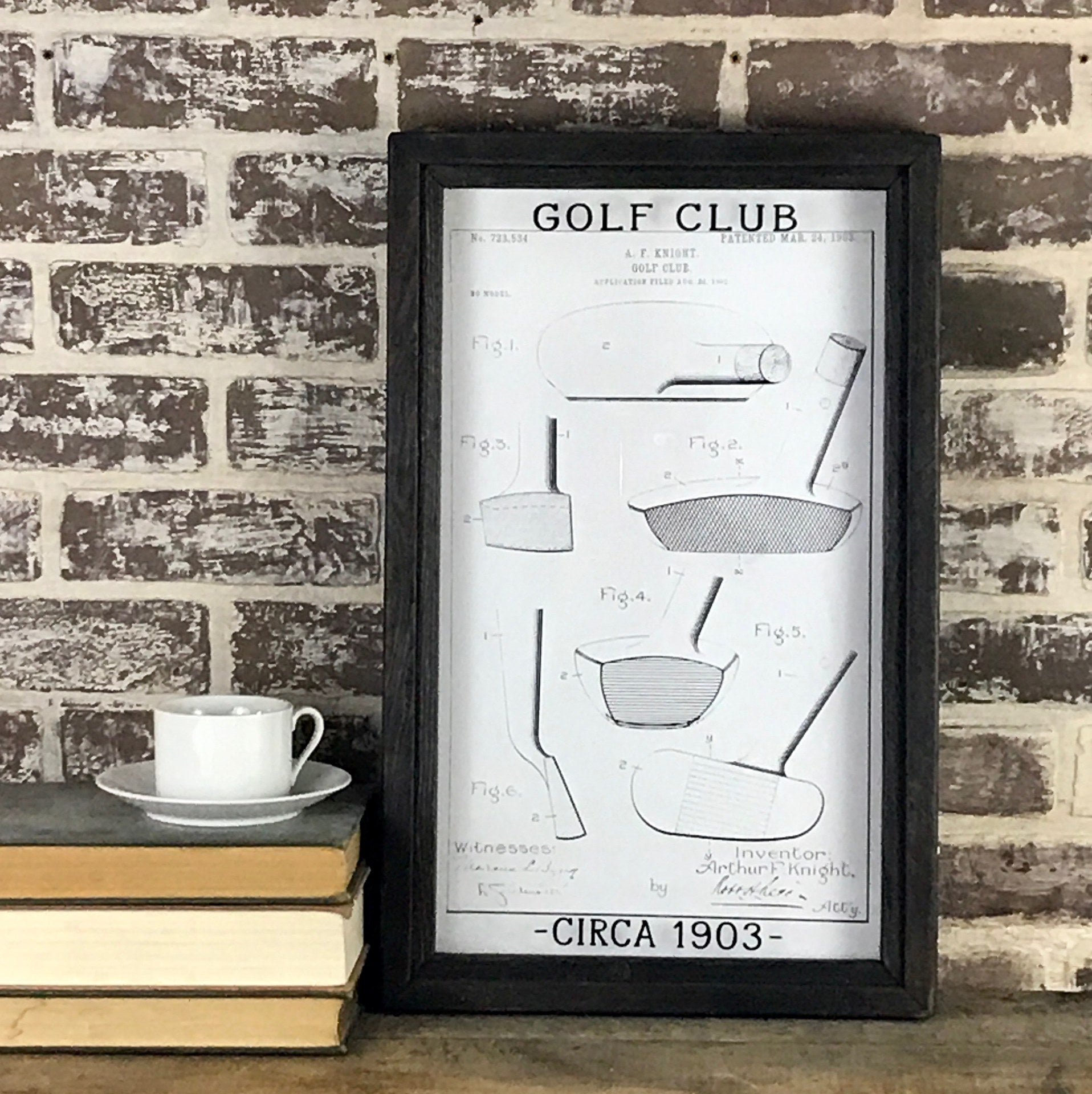 Golf Club Patent Drawing 1903