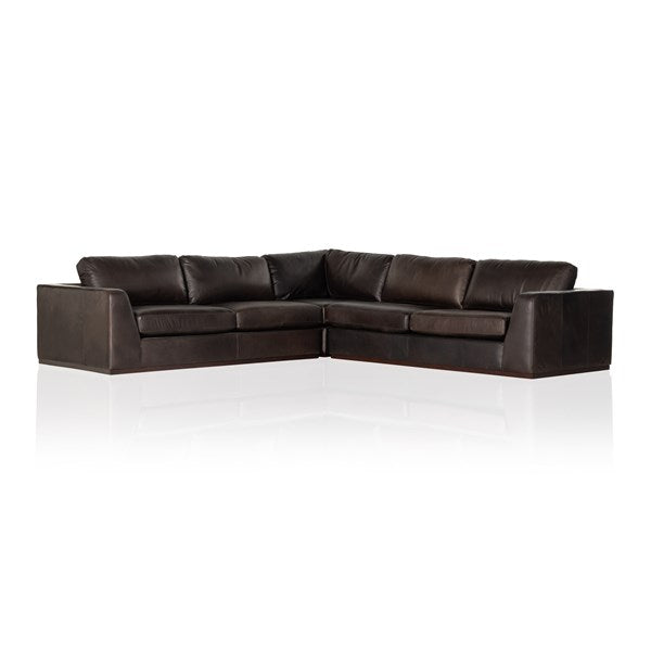 Candice 3-Piece Leather Sectional