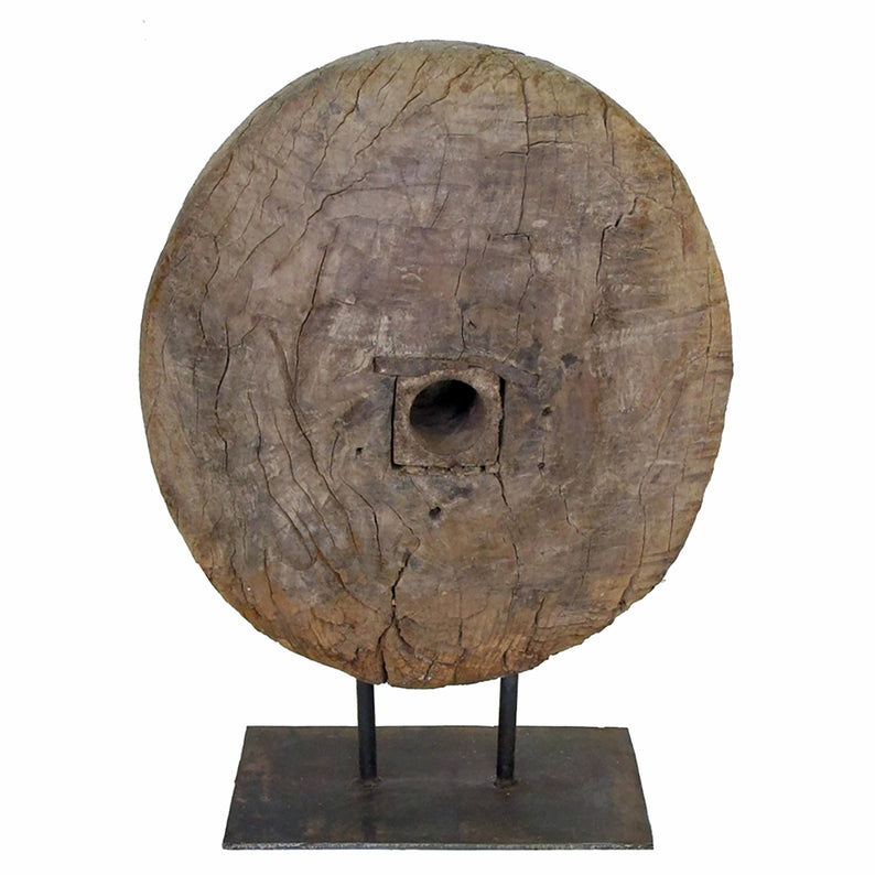 Villager's Wheel Sculpture