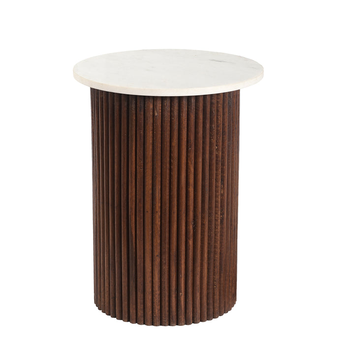 Metz Pedestal Accent Table