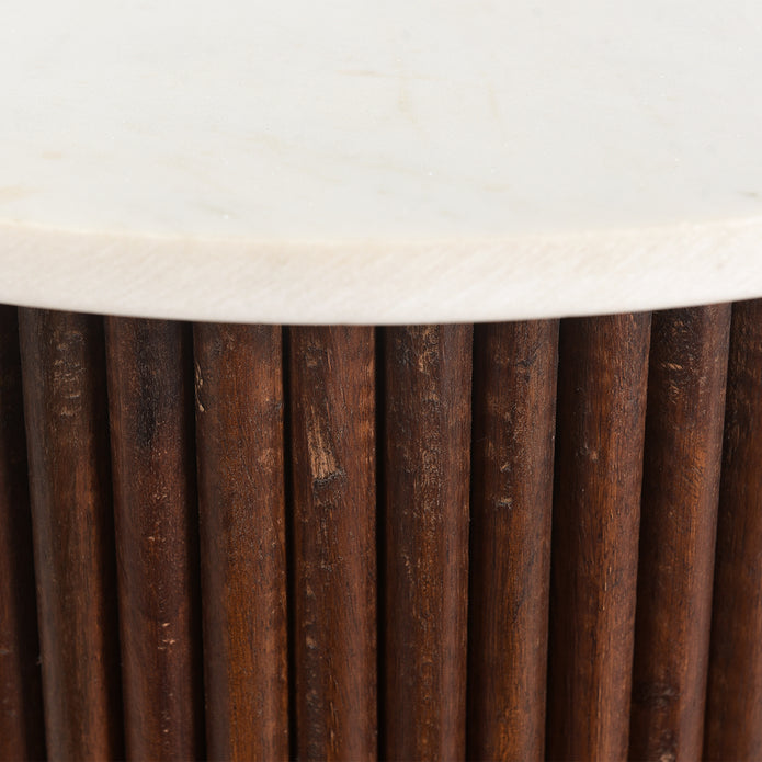 Metz Pedestal Accent Table