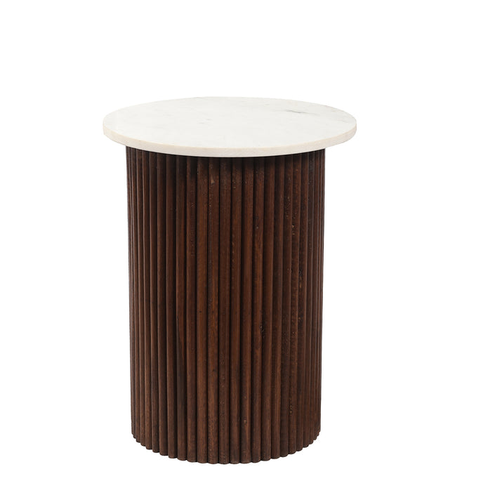 Metz Pedestal Accent Table
